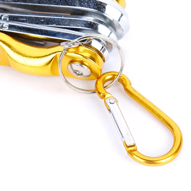 

Good Willfulness Sturdiness and Durability Tamper-proof Foldable High-quality Metal Hex Wrench 8-piece Set Retailsale