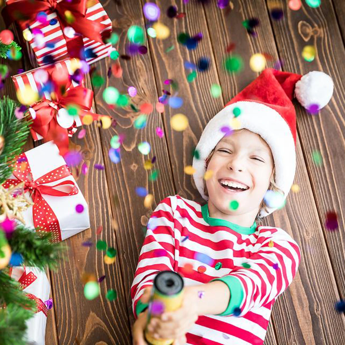 

Christmas Hat for Adults Children Santa Claus Christmas Ornaments Santa Hats Party Cap Xmas Party Props Decoration