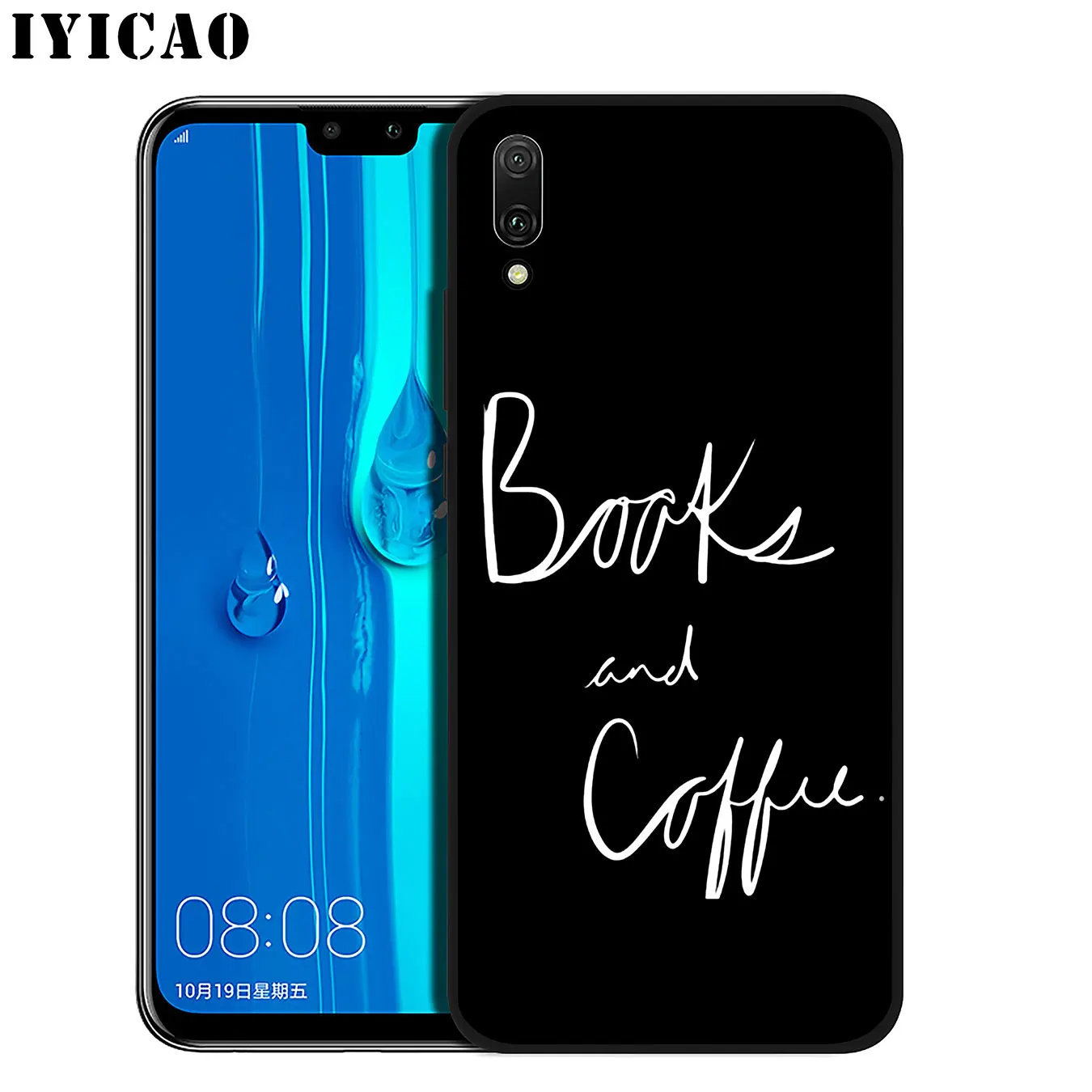 IYICAO книги и кофе собака Мягкий силиконовый чехол для телефона Huawei Mate 30 20 10 Pro
