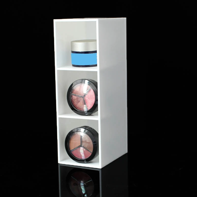 3 слота Чехол для хранения кистей косметики акриловый однотонный держатель