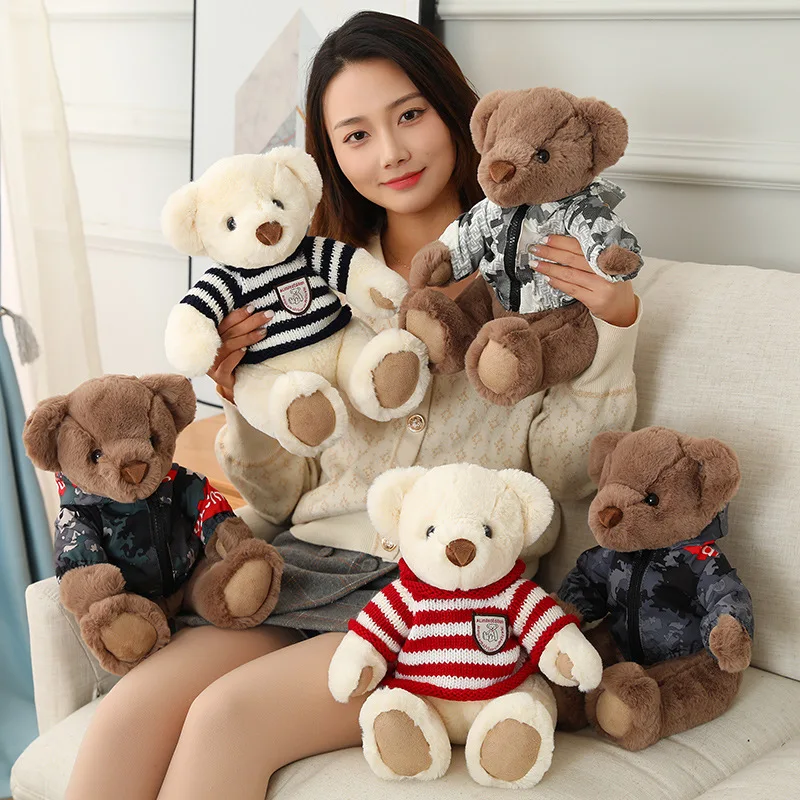 

Новое поступление, 30 см, милый мягкий милый плюшевый медведь, плюшевые игрушки, мягкая кукла, животные для детей, подарок для девушки