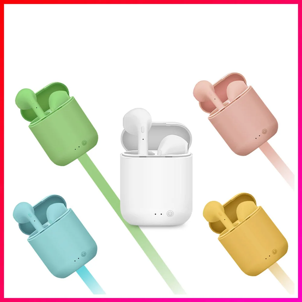

New i7s Mini-2 Tws Bluetooth 5.0 Headset Wireless Earphones With Mic Charging Box Mini Earbuds Sports Headphones For Smart Phone