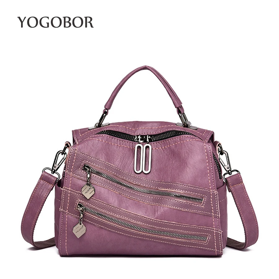 Женская сумка из овечьей кожи высококачественный мессенджер на плечо винтажный