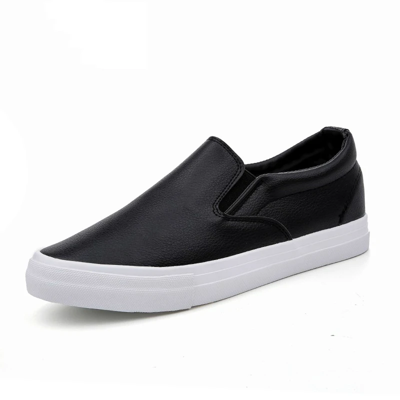 

2021 New Arrival Spring Summer Men Shoes PU Leather Youth Low Top Shoe Comfortable Casual Shoes Comfort Flat Loafers Shoes