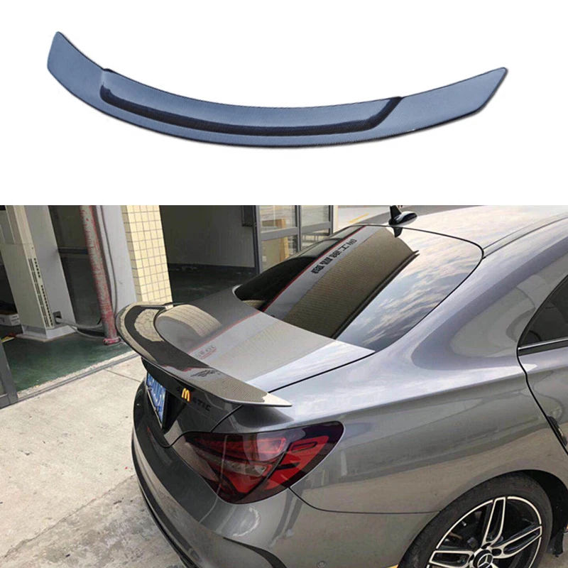Спойлер для заднего багажника из углеродного волокна Mercedes Benz CLA W117 CLA180 CLA200 CLA250 CLA260
