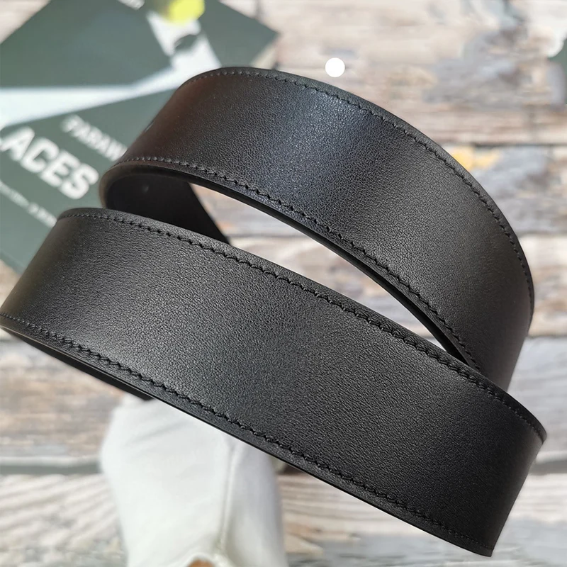

LS-silver-325 3.8cm width leather belt men's and women's belt
