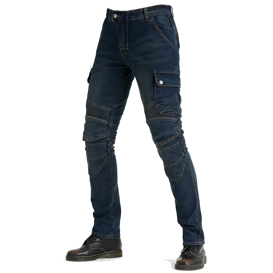 Уличные мотоциклетные джинсы утепленные кевларовые защитное снаряжение