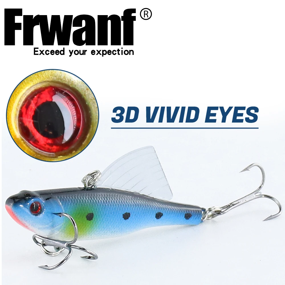 Рыболовные приманки 6 шт. 18 г 65 мм пластиковые с крючком # глубина 1-2 м | Спорт и