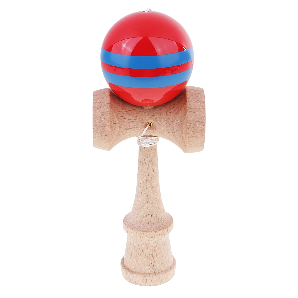Деревянные Kendama полный размер мяч образования традиционные японские игры