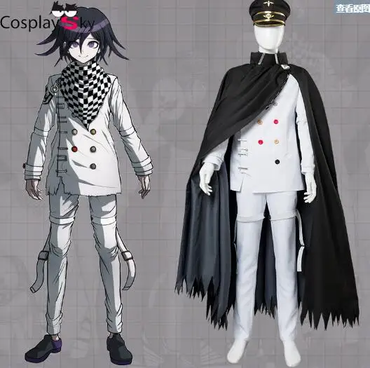 

Danganronpa V3 убийства Harmony ума kokichi Косплэй костюмчик с плащом Косплэй Наряд полный комплект, карнавальные костюмы на Хэллоуин