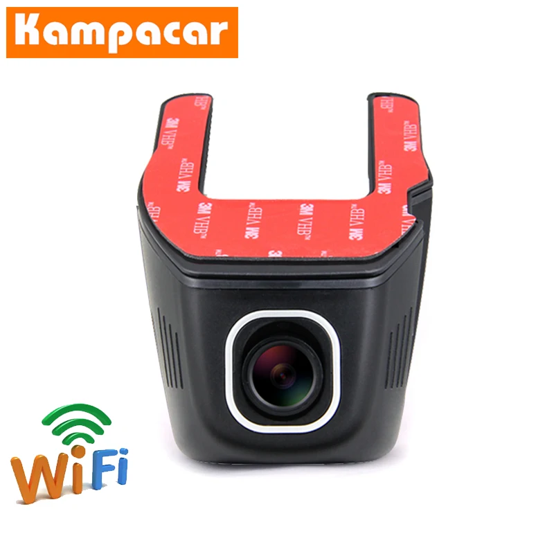 Kampacar автомобильный Wifi DVR видеорегистратор авто Цифровой видеорегистратор 2 Wifi Full HD 1080P Cam Novatek 96658 sony IMX323 видеорегистраторы с двумя объективами