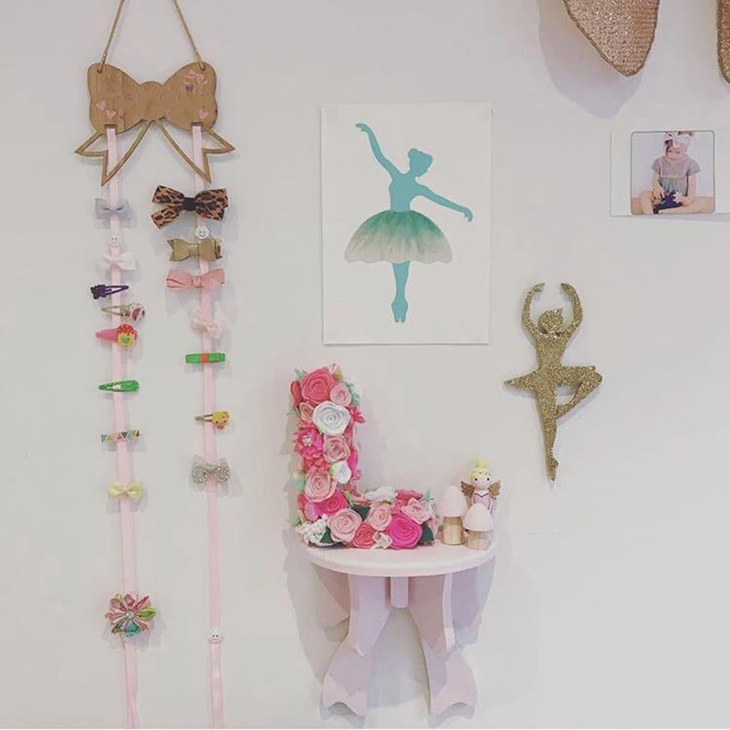 Лучшая деревянная полка в скандинавском стиле для детской комнаты декоративные