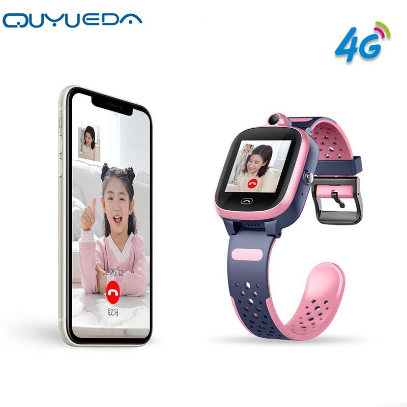 4G дети телефон часы детские анти потерянный Смарт наручные устройства слежения