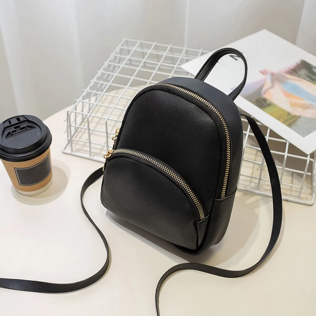 

Дизайнерский Модный женский Школьный рюкзак, маленькая многофункциональная мягкая сумка на плечо для девушек