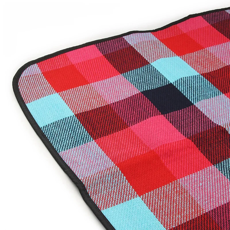 

Picnic Cloth Fold Pad Soft Blanket Outdoor Folding Waterproof Blanket Camping Beach Plaid Picnic Mat 200cmX200cm