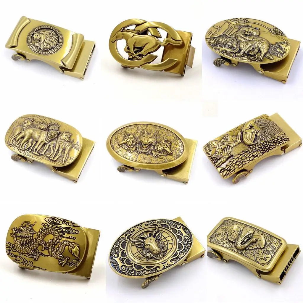 Новое поступление Модные Роскошные сплав автоматические пряжки для ремней