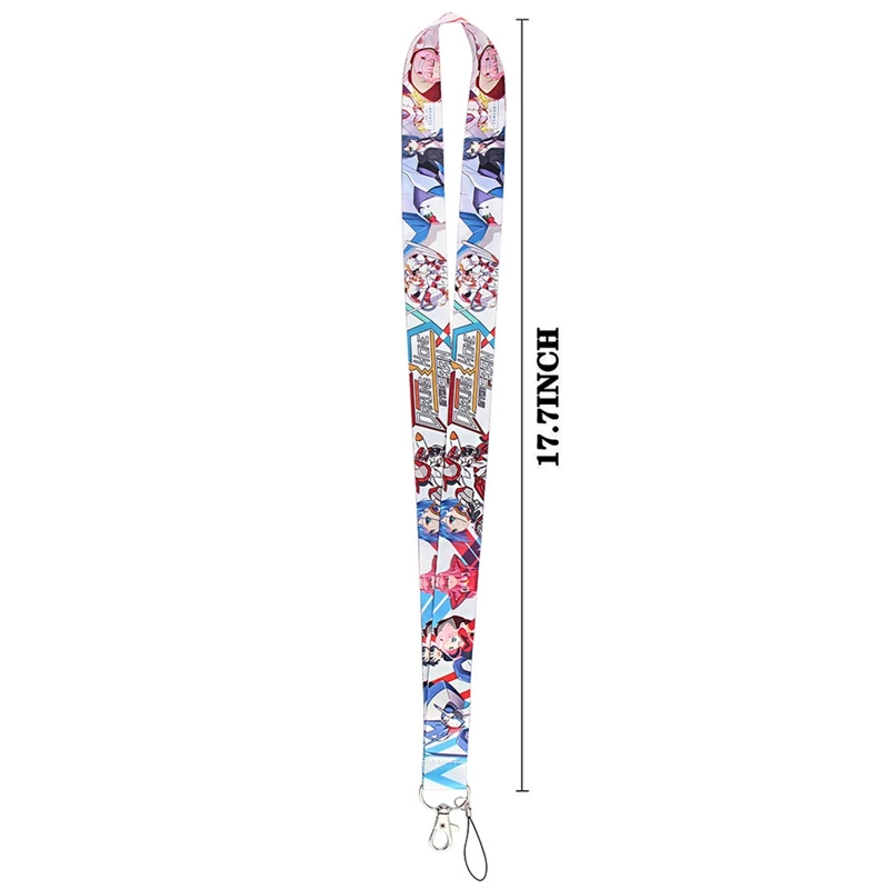 

Darling in the FranXX HIRO ZERO TWO Lanyard Phone Neck Strip Hanging Ropes Lanyards for ID Card Badge Holder USB Keychain Ropes