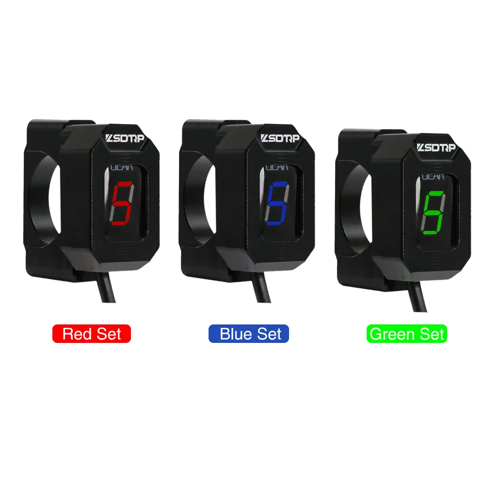 

ZSDTRP Gear Display Indicator For Yamaha xjr 1300 fjr 1300 FZ8 R1 FZ16 Fz1 MT03 R6 Xj6 Motorcycle Ecu Plug Mount 1-6 Level