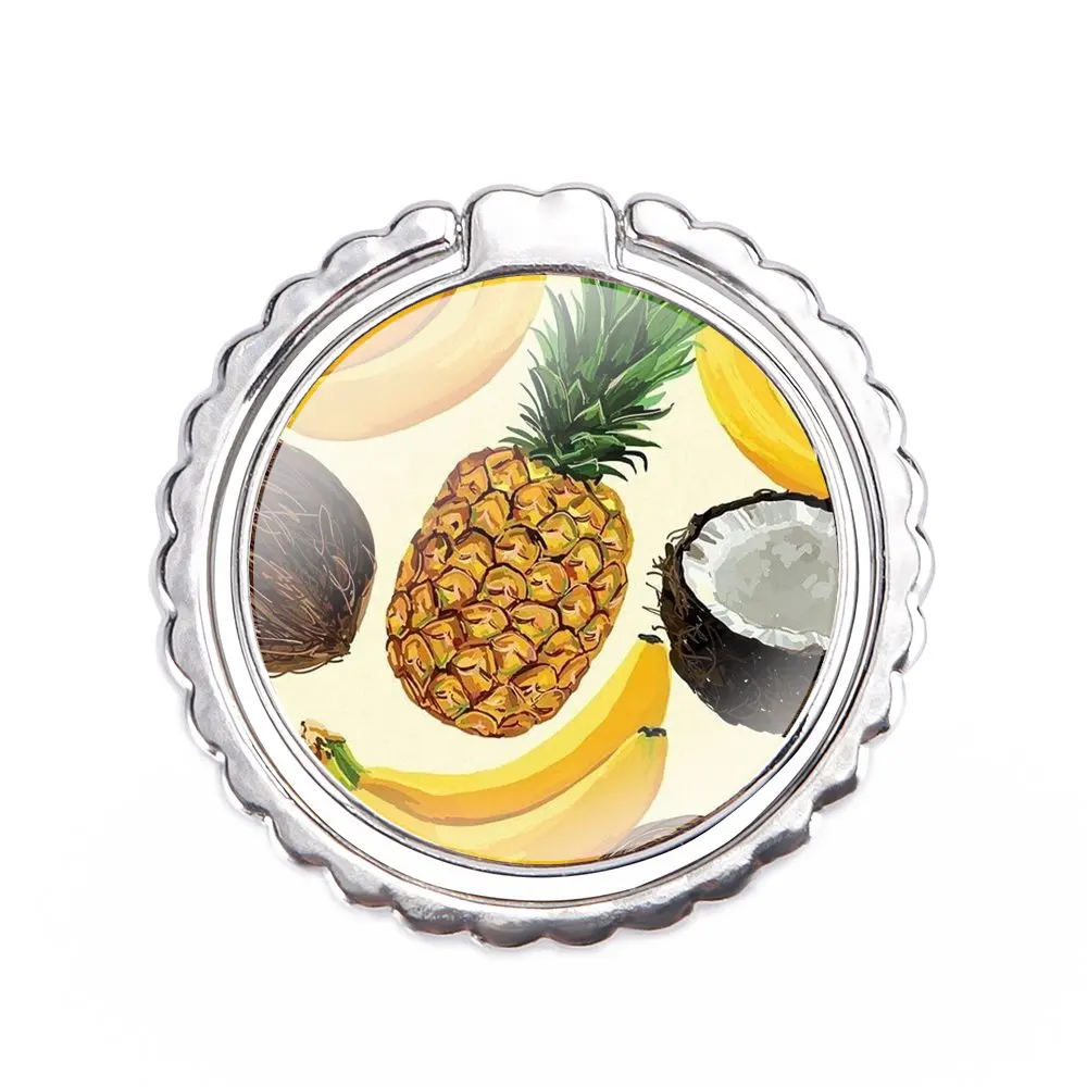 Ананас фруктов банан арбуз кокос фрукты сотовый телефон кольцо подставка