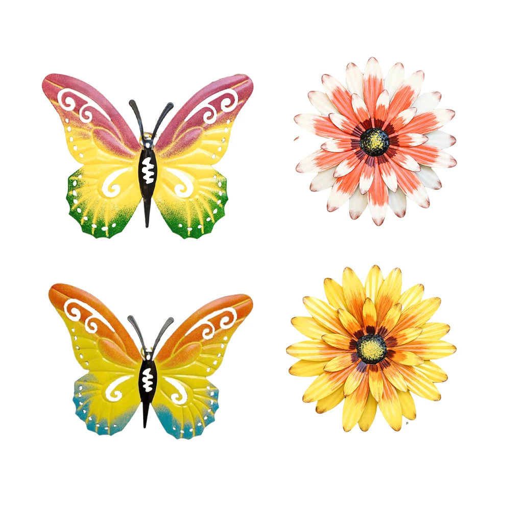 

4 шт., металлические фотообои для гостиной, офиса, сада, наружного забора