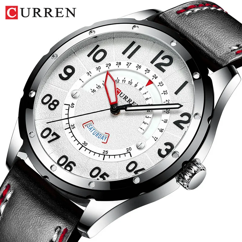 CURREN 2019 модные повседневные мужские часы спортивные военные кварцевые наручные