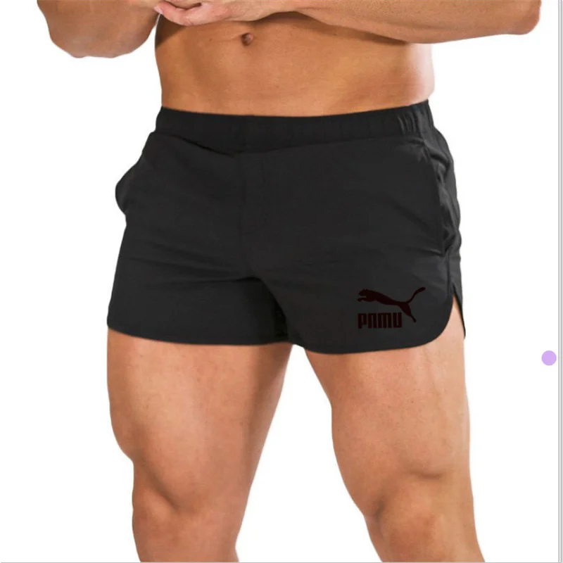 

2021Men New Cotton Shorts Men's loose Short Trousers Fitness Bodybuilding Jogger Mens Brand durable Fitness Workout Short