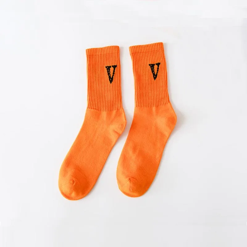 Новые модные носки унисекс в стиле Харадзюку Длинные хлопковые хип-хоп классные