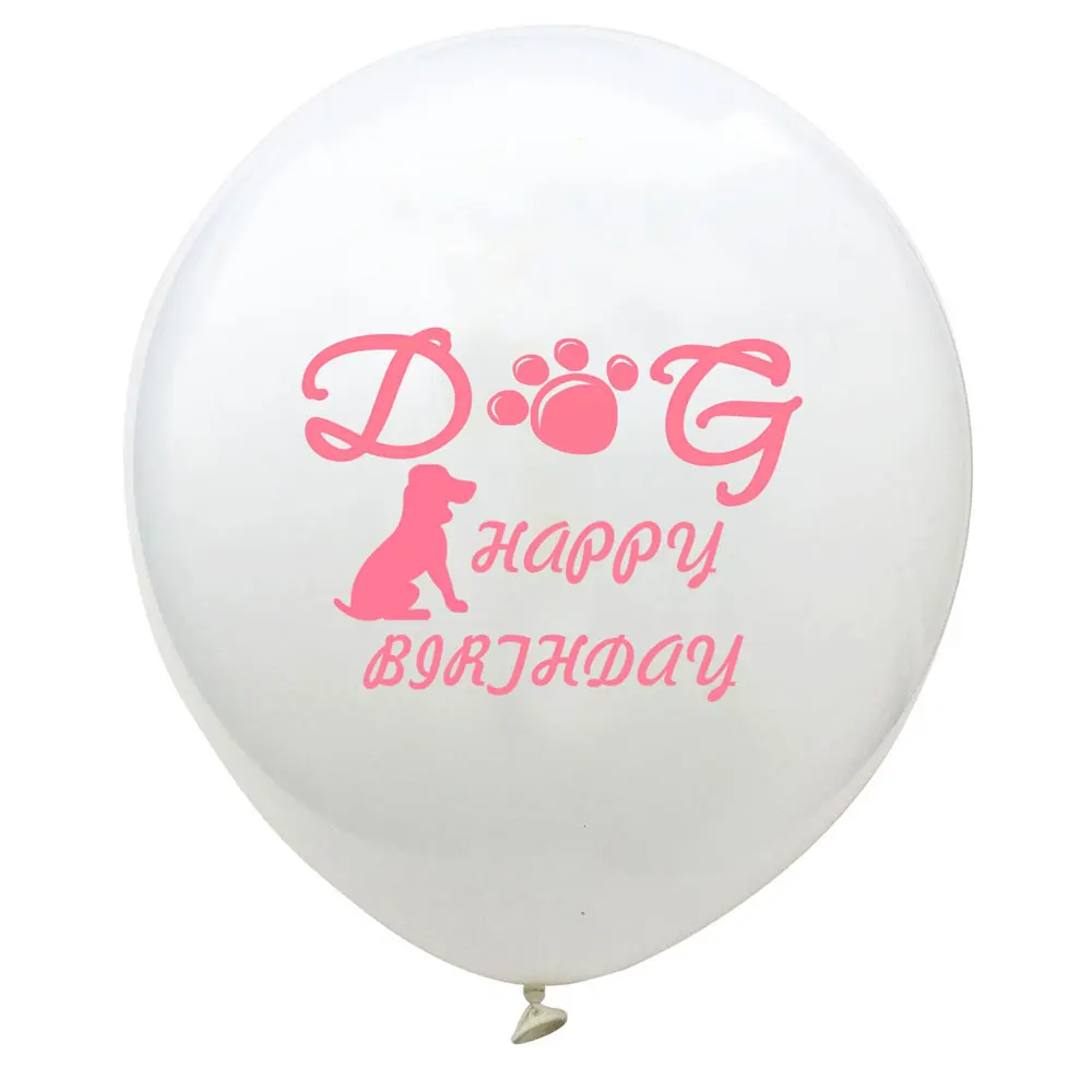 

12inch Dog Birthday Ballon Footprint Latex Balloons Pet Dog Birthday Gifts Decoratrion Wedding Baby Shower Party Supplies