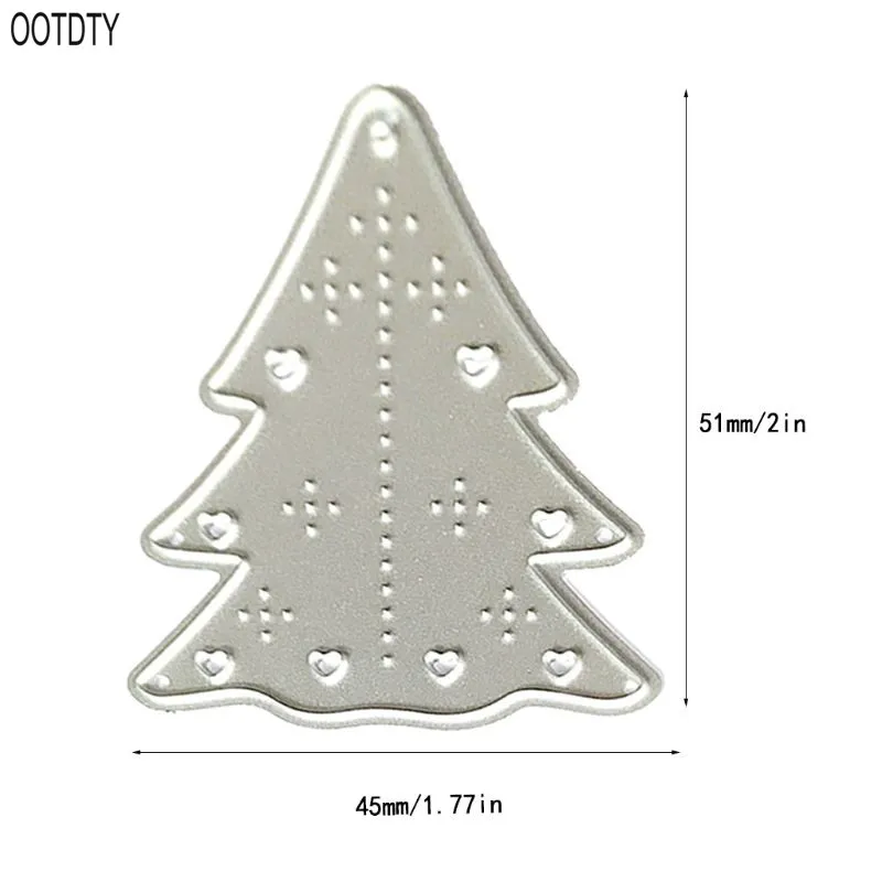 

Christmas Trees Metal Cutting Dies Stencil Scrapbooking DIY Album Stamp Emboss