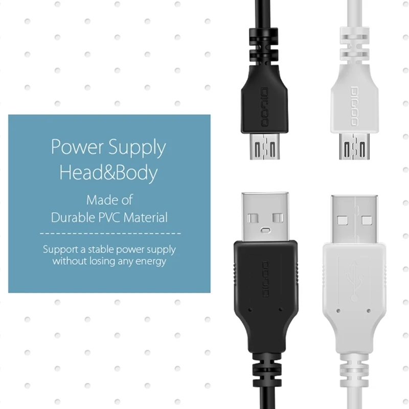 DIGOO DG BB 13MW usb кабель 9.99ft 3 м длинный прочный Micro Зарядка через USB Мощность Кабельная