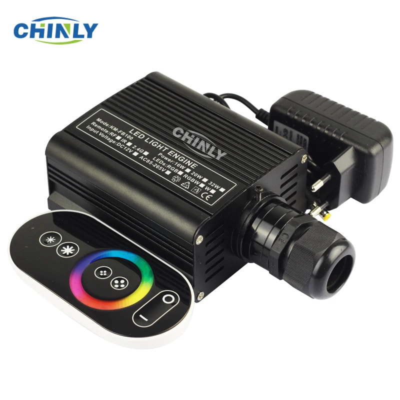 Оптоволоконный светильник 16 Вт RGB светодиодный Звездный потолочный комплект