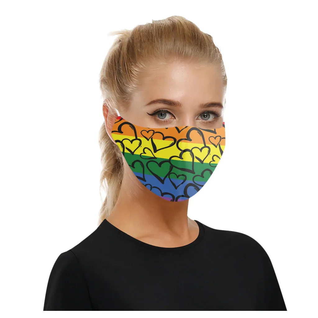 

Adults Mouth Masks Unisex geometric printed Reusable Washable Earloop Protection Masks Dustproof Face Masks Drop Ship Mascarilla