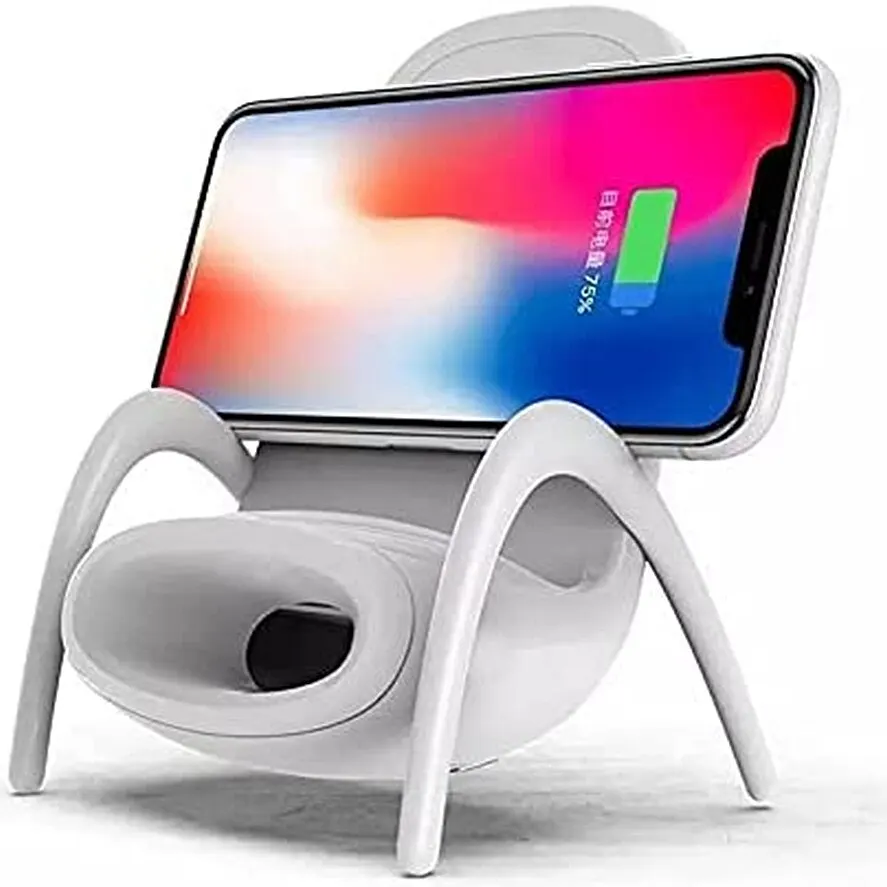 

10W Wireless Charger Chair Wireless Charger Desk Mobile Phone Holder Desktop Decoration Special Gift