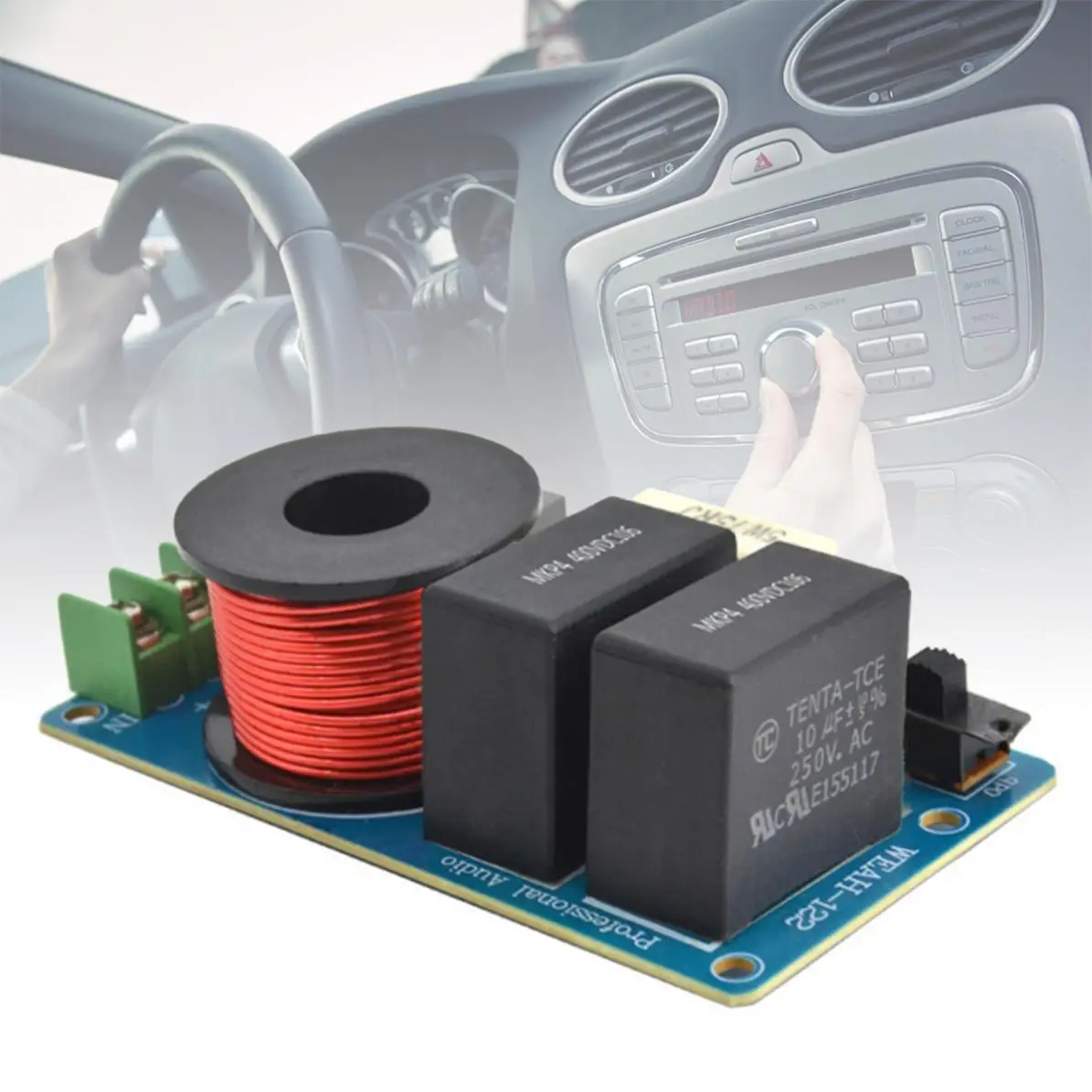 Высокомощный автомобильный динамик 110 Вт, независимый динамик альт, двухчастотный переключатель, делитель частоты автомобильного фильтра