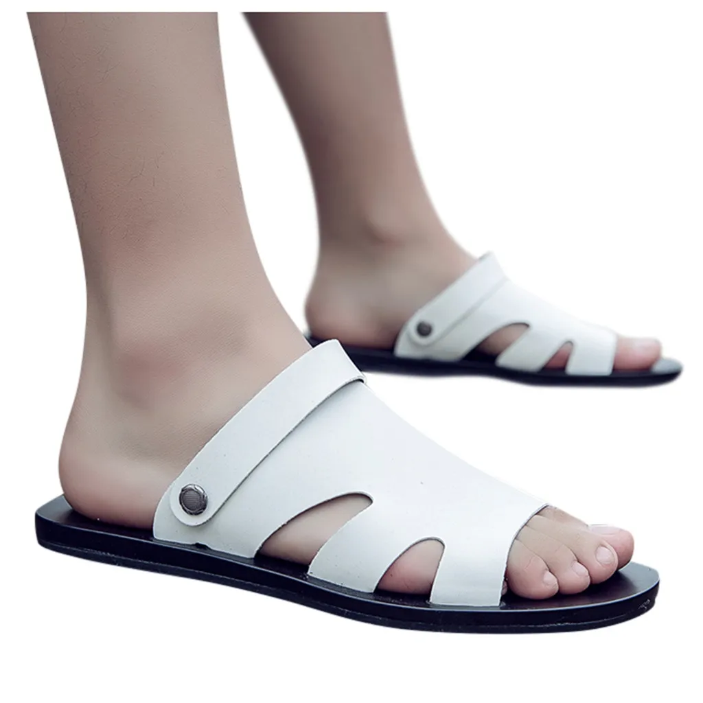 JAYCOSIN/летние сандалии мужские кожаные модные удобные новые винтажные