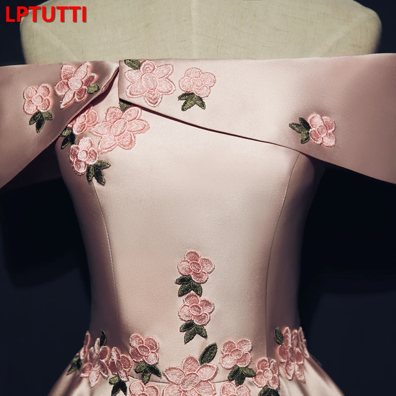 LPTUTTI Вышитые Новый Женственная Дамская обувь социальных праздничные нарядные