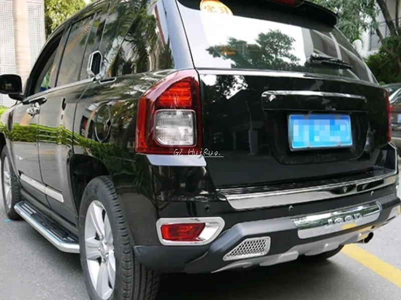 2 шт. хромированные задние противотуманные фары для Jeep Compass 2011 2012 2013 2014 2015 |