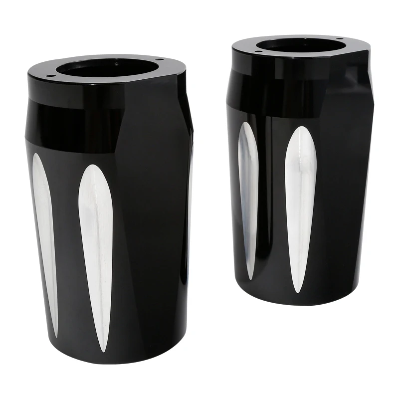 Мотоцикл вилка загрузки слайдер крышка корова колокол для Harley Touring CNC Street Glide Road King