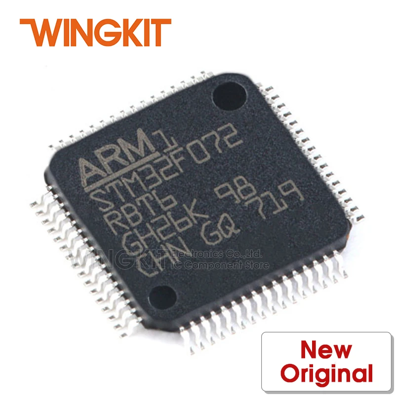 1 шт. STM32F072RBT6 LQFP64 STM32F072RB STM32F072 STM32F0 LQFP 64 32 битный микроконтроллер MCU|Аксессуары для