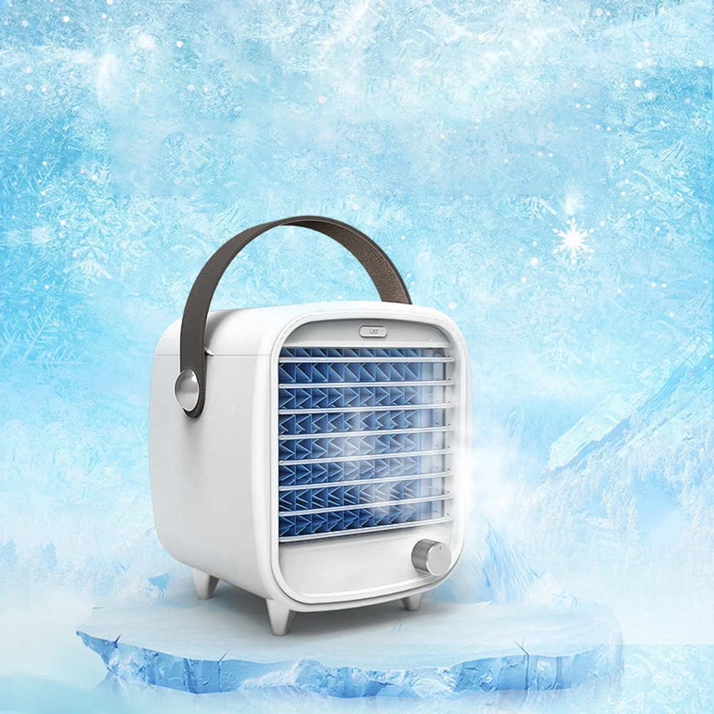 

Easy Cool Purifies Air Cooling Fan Portable Mini Air Conditioner Fan Stepless USB Quick Easy Cool Humidifier Device