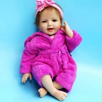 baby clothes purple bathrobe 45 46 48 50 55 cm reborn baby doll clothes accessories clothing apparel