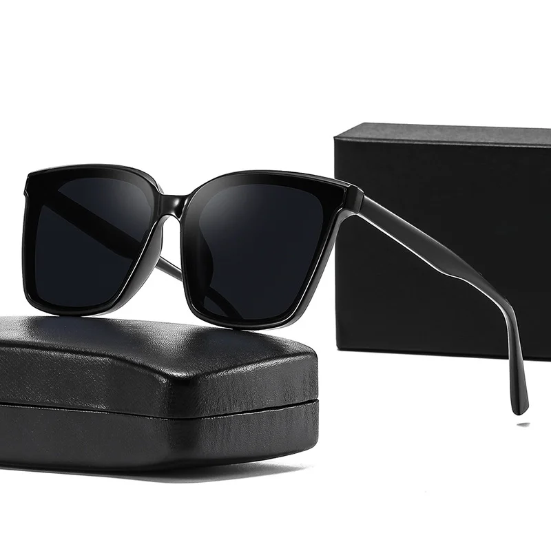 

Модные очки для рыбалки, квадратные поляризационные солнцезащитные очки большого размера для мужчин и женщин, винтажные очки для рыбалки с ...