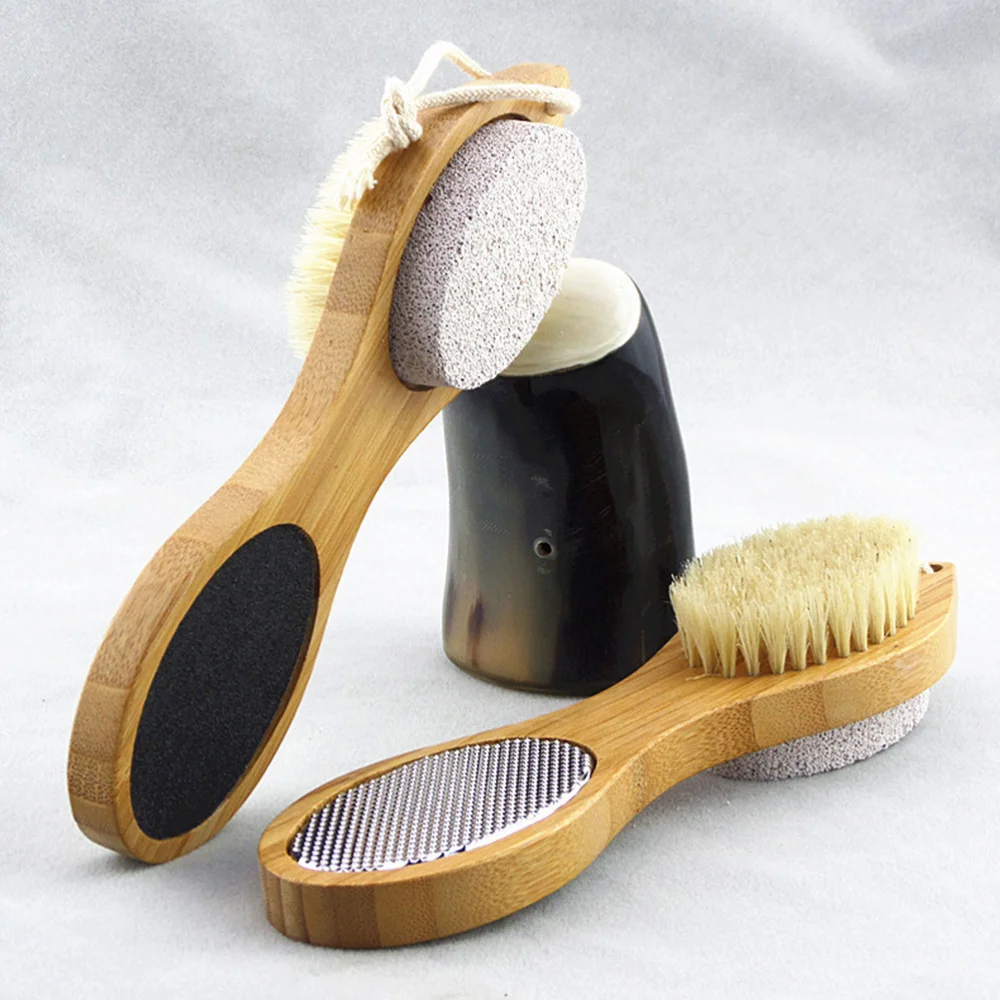 

1 Set of Foot Exfoliating Tools Cleaning Brushes Foot Files Pedicure Accessories