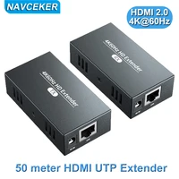2021 hdmi extender with loop out 4k 1080p hdmi extender 100m no loss rj45 to hdmi extender transmitter receiver over cat5ecat6