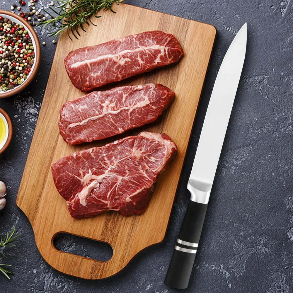 Модные кухонные ножи из нержавеющей стали аксессуары универсальные для готовки