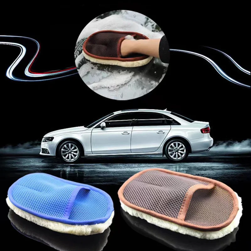

New Car Wash Gloves Cleaning Car Tools Cleaning Gloves Waxing Gloves Cleaning and Polishing Car Supplies DK01