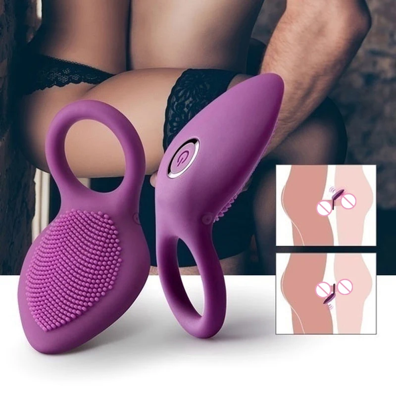 

Delayed Ejaculation Male Penis Vibration Ring 18+ Clitoral Stimulation Adult Cock Rubber Ring Charging Sex Toy for Men couples