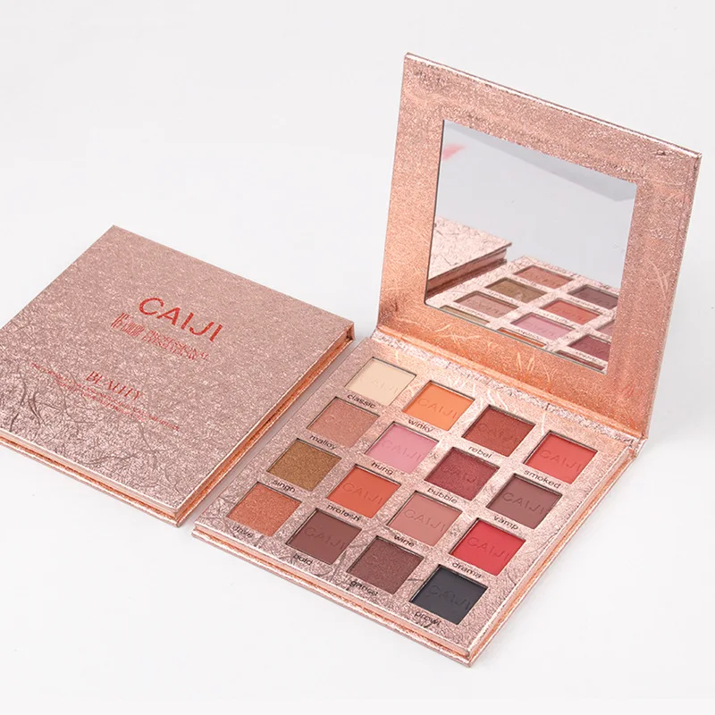 Cellacity Nude Eye Shadow Beauty Palette Makeup Kit 16 Colors Matte Shimmer Glitter Eyeshadow Powder Waterproof Pigmented |