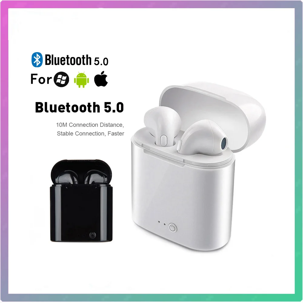 

i7s TWS Wireless Earpiece Bluetooth 5.0 Earphones Headphones For smart Phone Xiaomi Samsung Huawei pk i11 i12 i14 i15 i16 mini