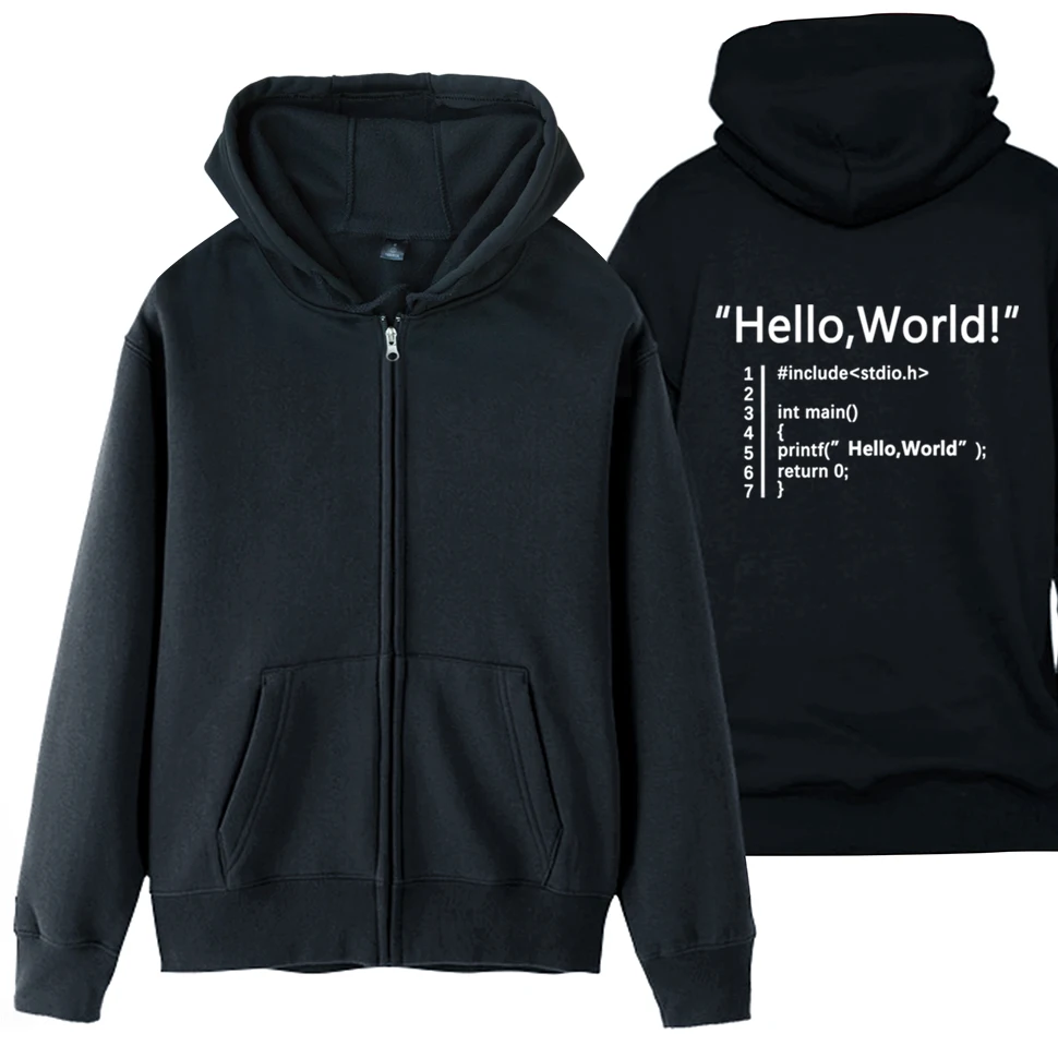 Куртка с капюшоном ZIIART Мужская флисовая молнией|Мужские куртки| |